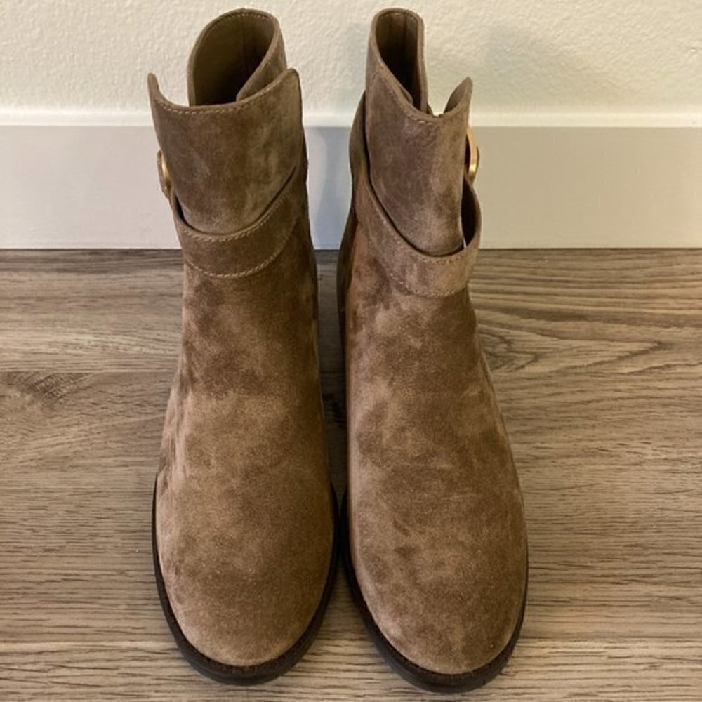 Tory Burch Brooke Ankle Suede Boot Size 6 NEW - Picture 2 of 9